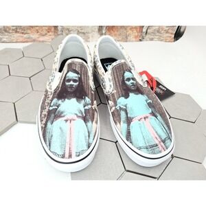 NEW Vans X House Of Terror The Shining Grady Twins Womens Sz 7.5 Slip On Shoes